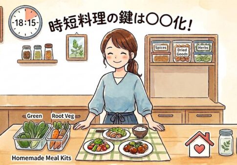 時短料理の鍵は〇〇化
